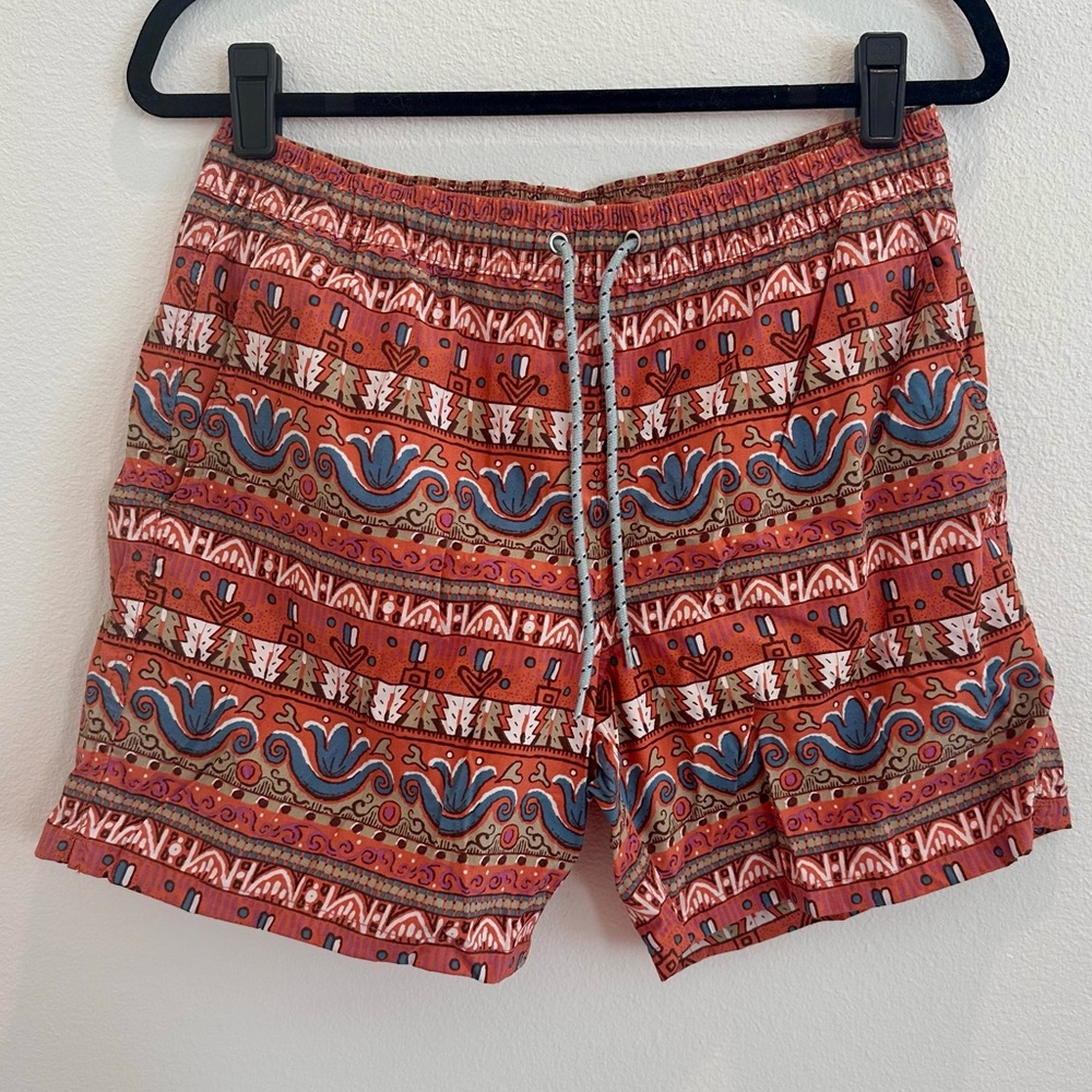 J. Crew Men’s 6” Patterned Swim Trunks